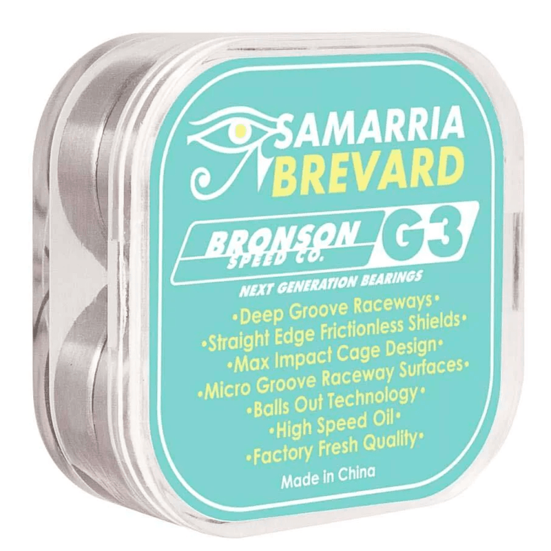 Bronson Bronson Speed Co Samaria Brevard Pro G3 Skateboard Bearings Bearings | The Vines