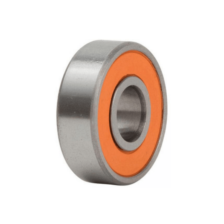 Bronson G2 skateboard bearings by Bronson, showing close-up of metal bearings with branding and inner ball bearings visible.