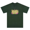 Bronze 56K Bronze 56K Floral Burner T-Shirt | Forest Green Tees | The Vines