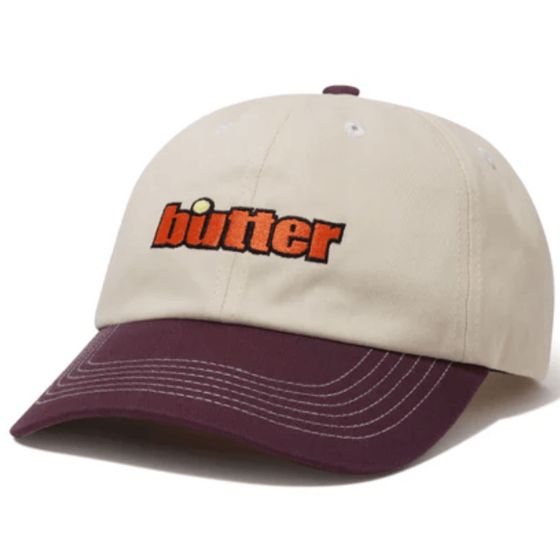 Butter Goods Ace 6 Panel Cap | Natural & Wine - The Vines Supply Co
