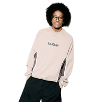 Butter Goods Aspect Crewneck | Fossil & Charcoal - The Vines Supply Co