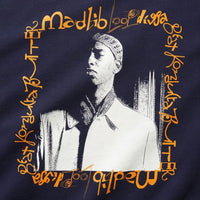 Butter Goods x Madlib 'Loop Digga' Crewneck | Washed Navy