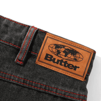 Butter Goods Encounter Denim Jeans | Tinted Washed Black - The Vines Supply Co