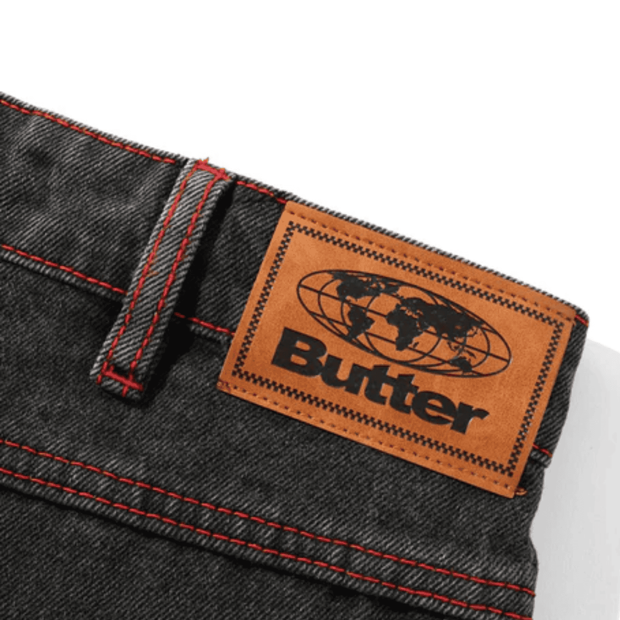 Butter Goods Encounter Denim Jeans | Tinted Washed Black - The Vines Supply Co