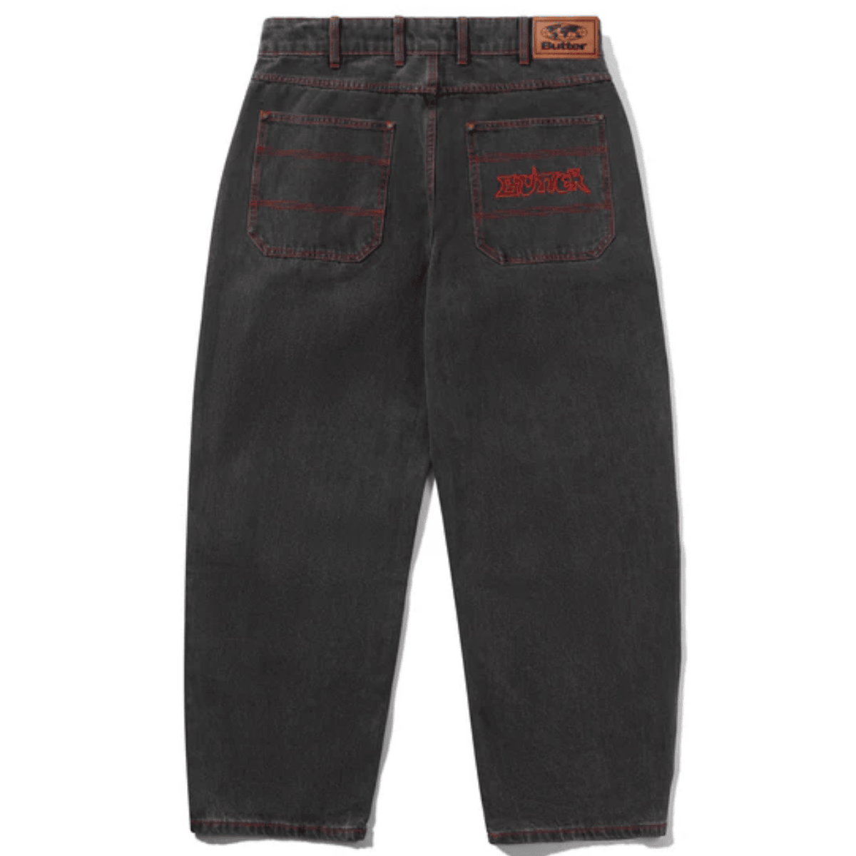 Butter Goods Encounter Denim Jeans | Tinted Washed Black - The Vines Supply Co