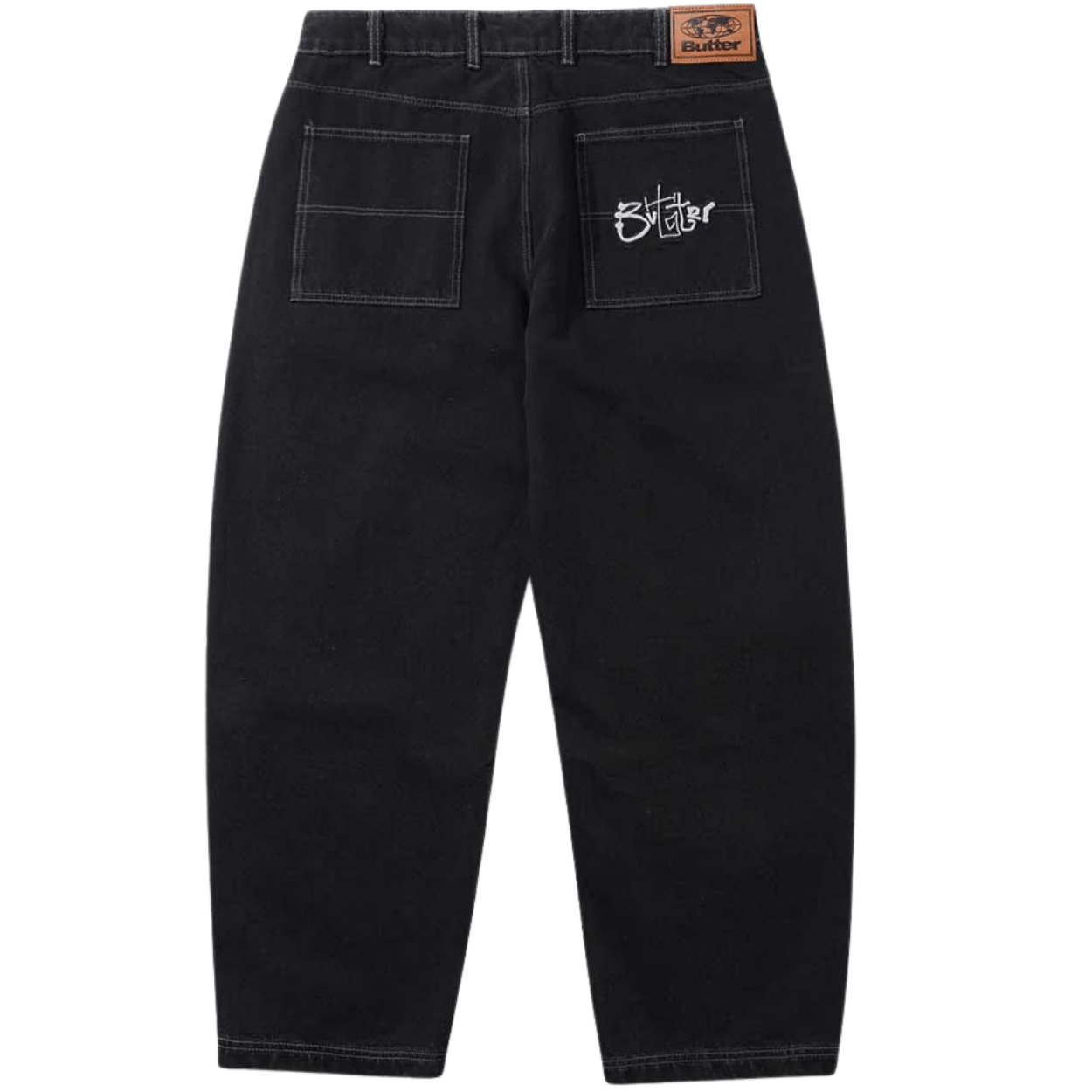 Butter Goods Scribble Denim Jeans | Washed Black | The Vines Supply Co