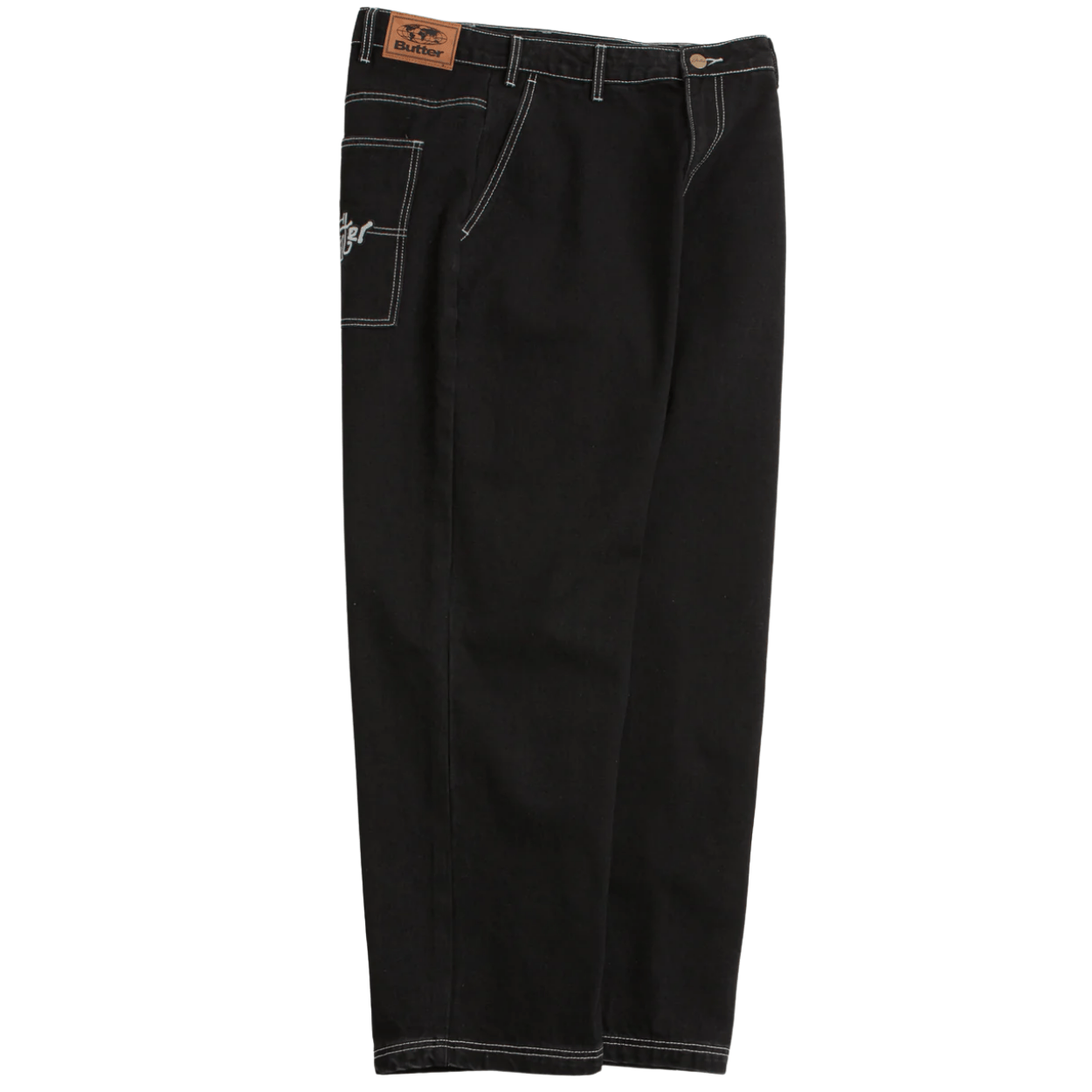 Butter Goods Scribble Denim Jeans | Washed Black | The Vines Supply Co