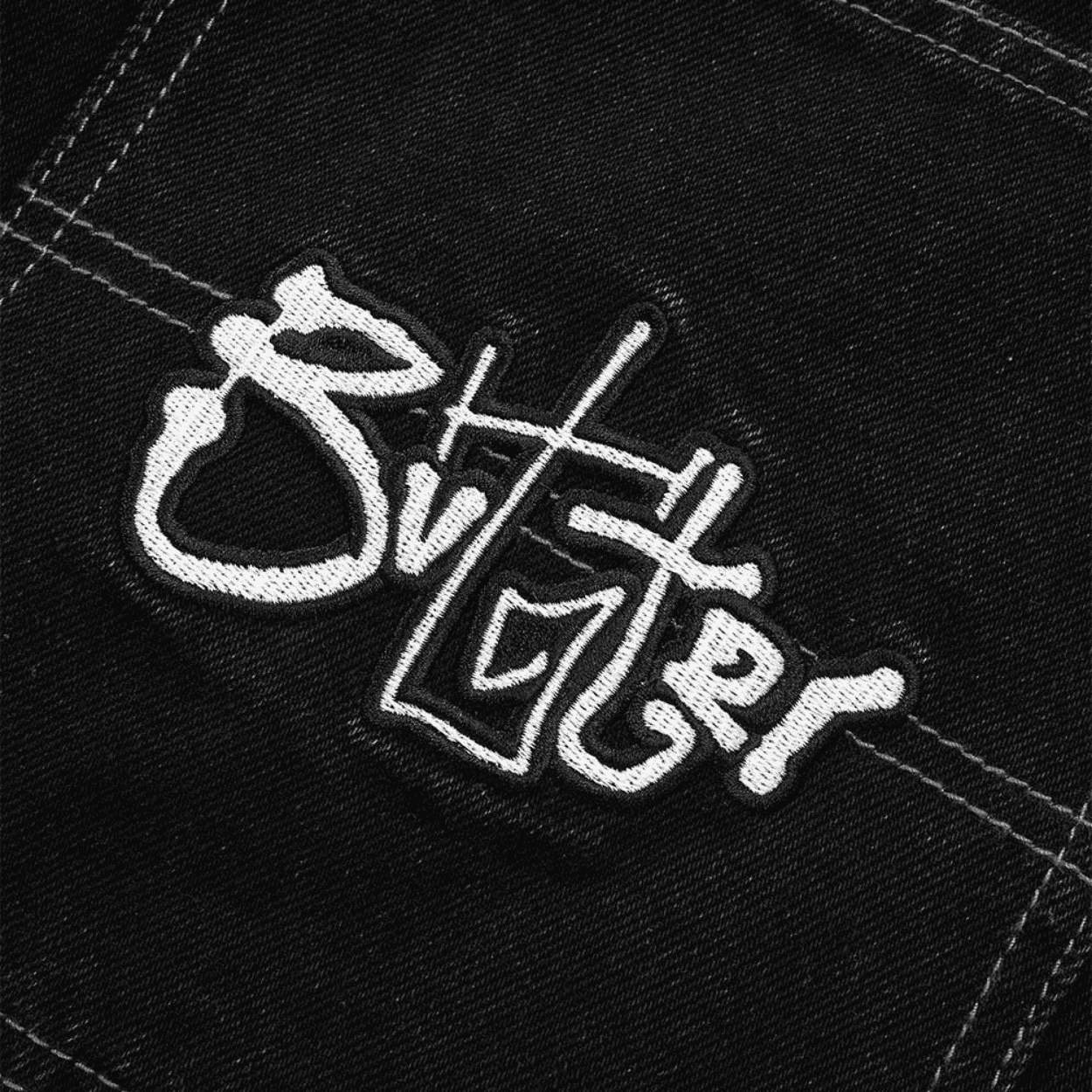 Butter Goods Scribble Denim Jeans | Washed Black - The Vines Supply Co