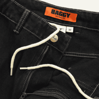 Butter Goods Scribble Denim Jeans | Washed Black - The Vines Supply Co
