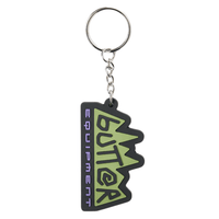 Butter Goods Equipment Rubber Key Chain | Black - The Vines Supply Co