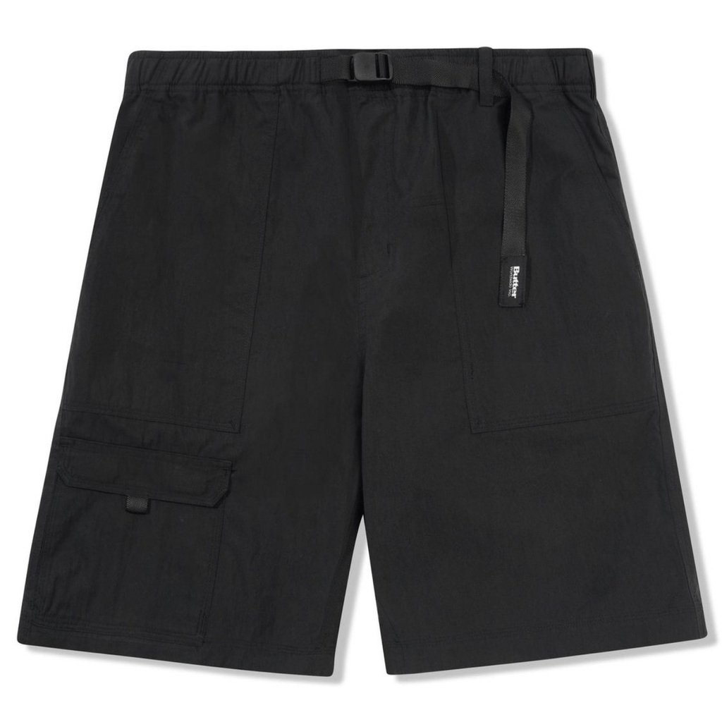 Black Butter Goods Climber Shorts, casual men's shorts with a relaxed fit and durable fabric, perfect for everyday wear.