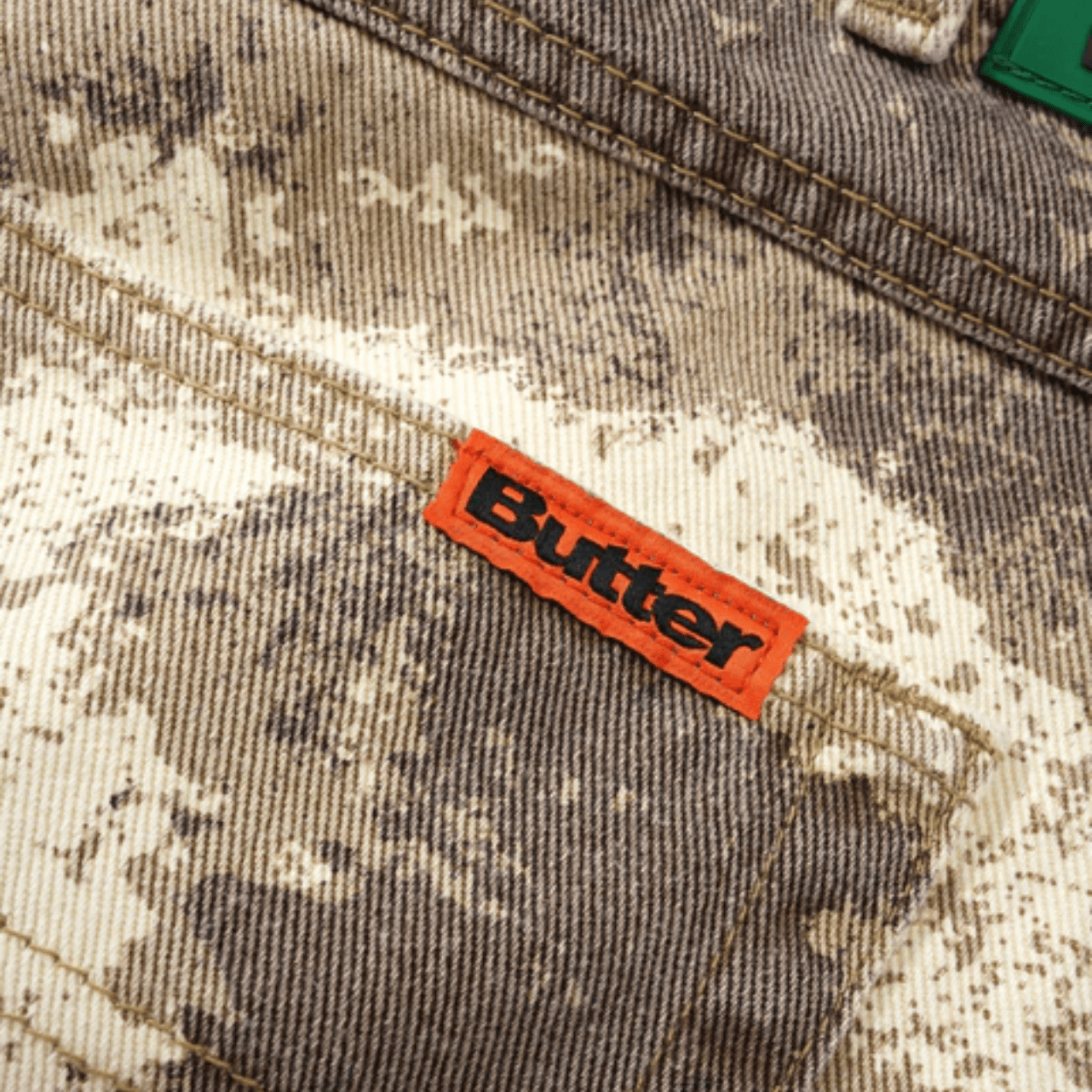 Butter Goods Weathergear Denim Shorts | Camo - The Vines Supply Co