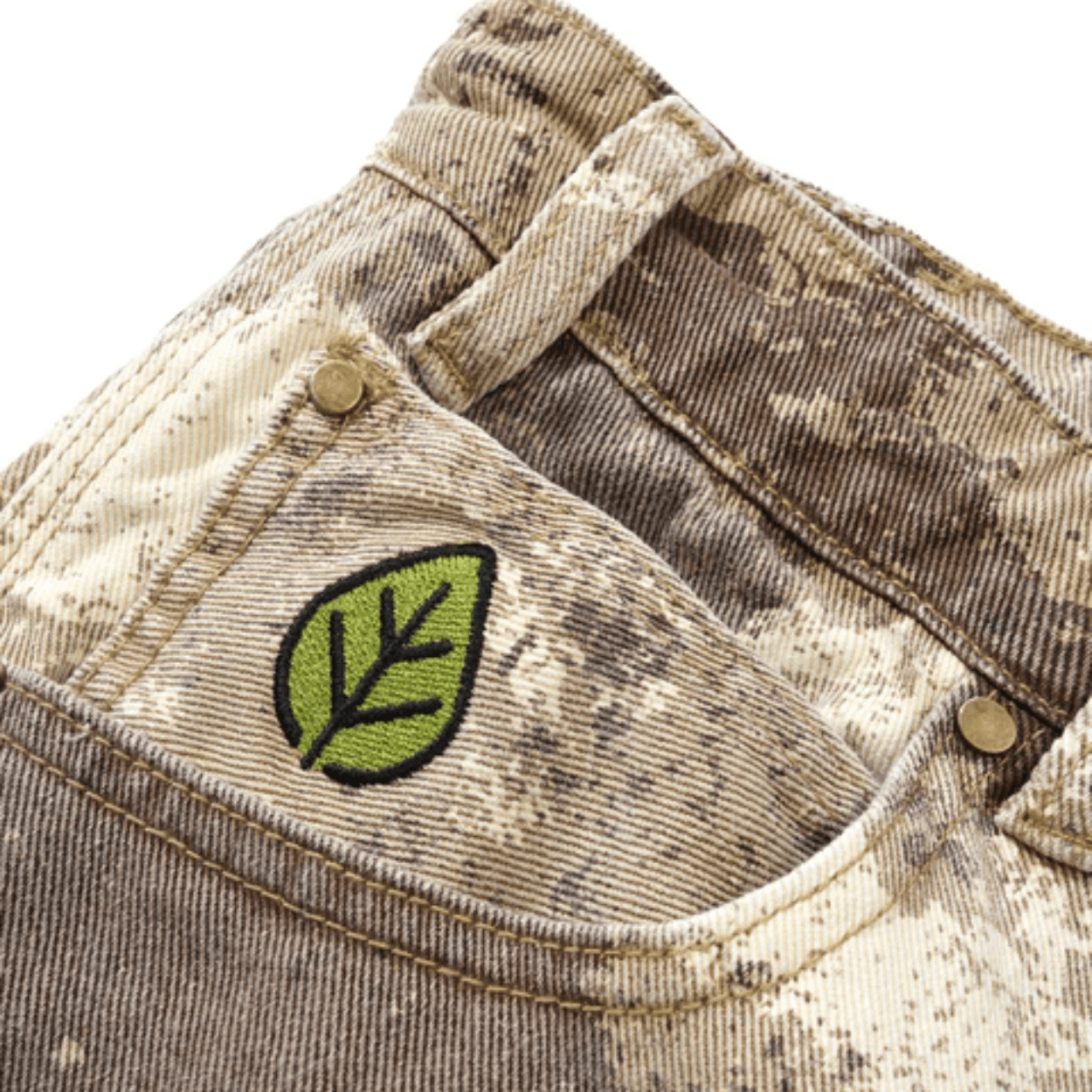 Butter Goods Weathergear Denim Shorts | Camo - The Vines Supply Co