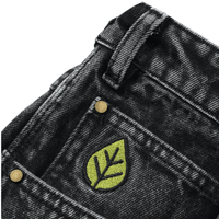 Butter Goods Weathergear Denim Shorts | Faded Black - The Vines Supply Co