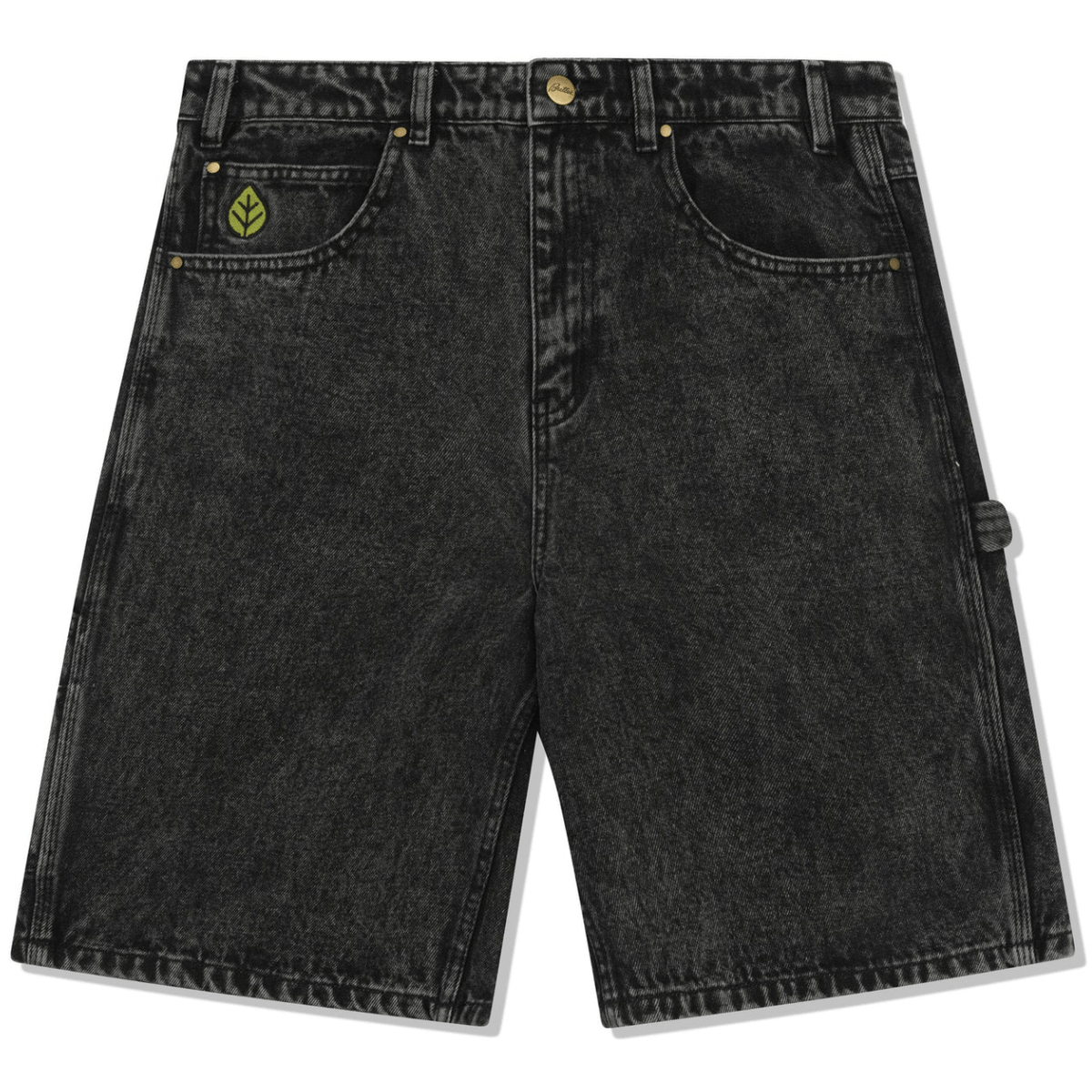 Butter Goods Weathergear Denim Shorts | Faded Black - The Vines Supply Co