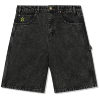 Butter Goods Weathergear Denim Shorts | Faded Black - The Vines Supply Co