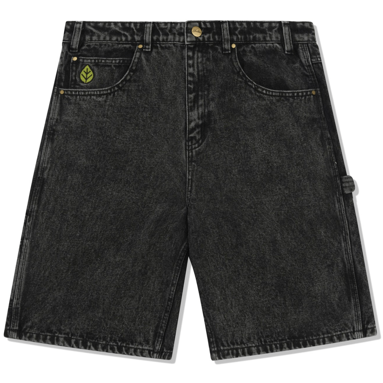 Butter Goods Weathergear Denim Shorts | Faded Black - The Vines Supply Co