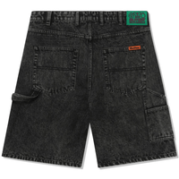 Butter Goods Weathergear Denim Shorts | Faded Black - The Vines Supply Co
