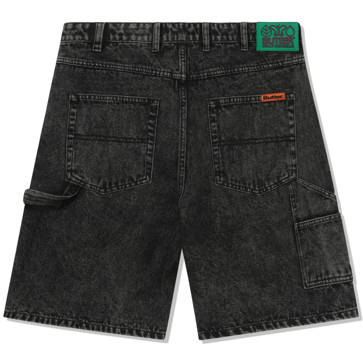 Butter Goods Weathergear Denim Shorts | Faded Black - The Vines Supply Co