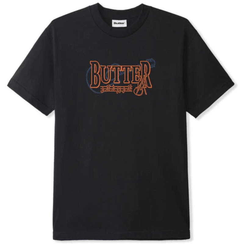 Butter Goods Arrangement T-Shirt | Black - The Vines Supply Co