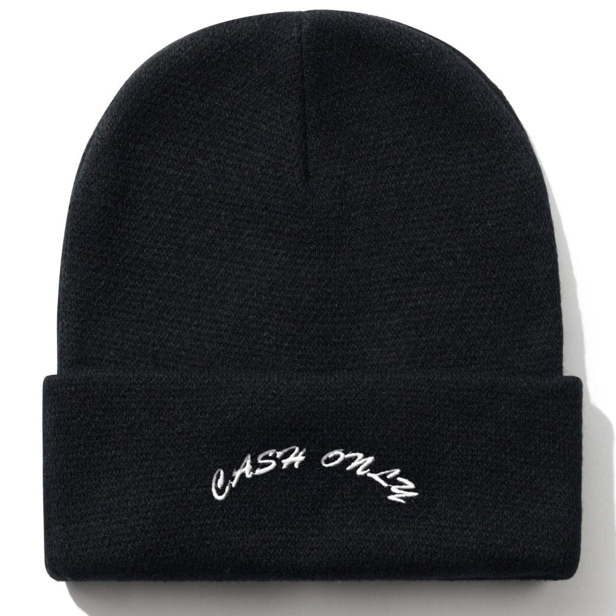Cash Only Logo Beanie | Black - The Vines Supply Co