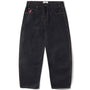 Cash Only Logo Baggy Denim Jeans | Washed Black