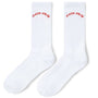 Cash Only Logo Socks | White