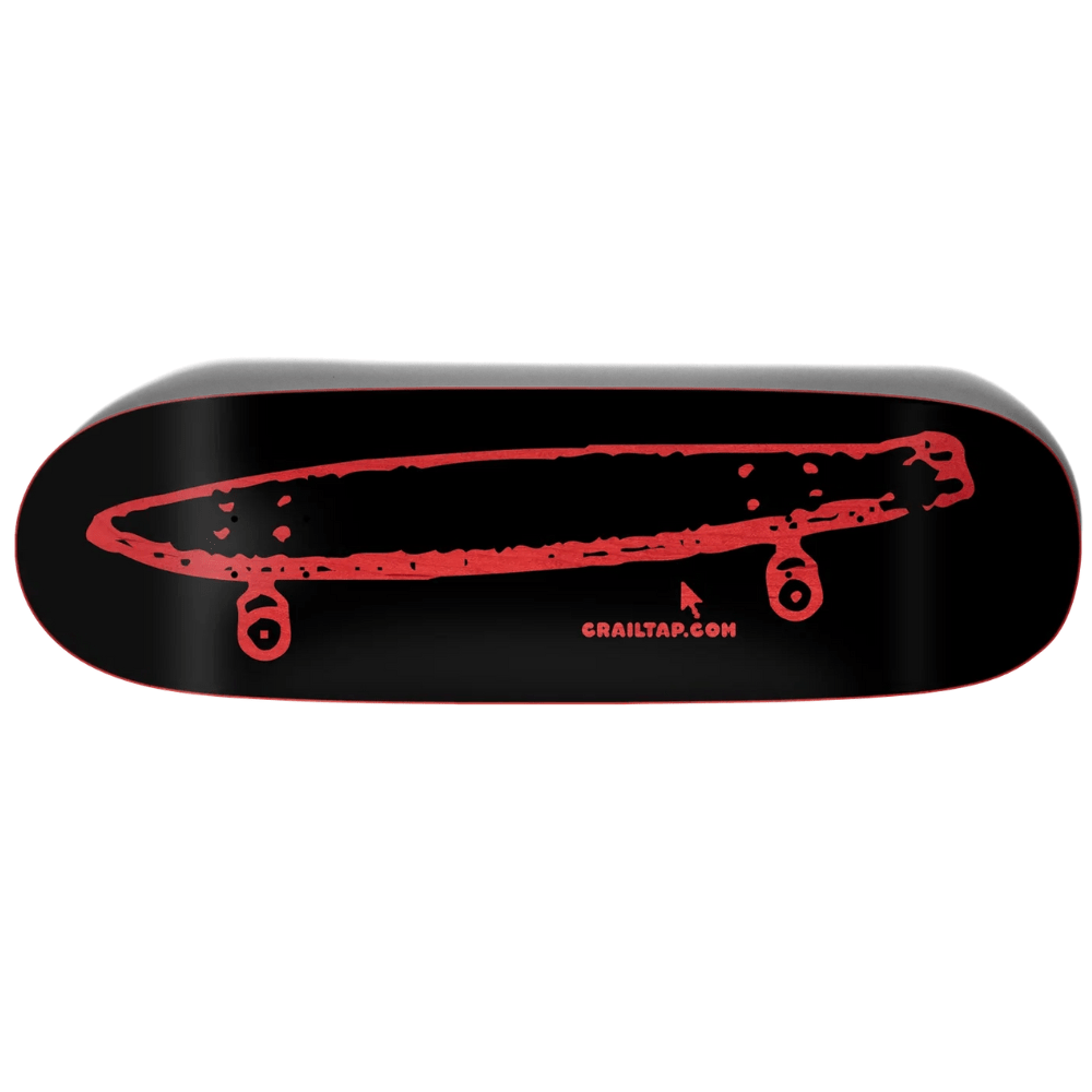 Crailtap Midnight Rainbow Skateboard Red Cruiser Love Seat Deck | 9" - The Vines Supply Co