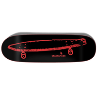 Crailtap Midnight Rainbow Skateboard Red Cruiser Love Seat Deck | 9" - The Vines Supply Co
