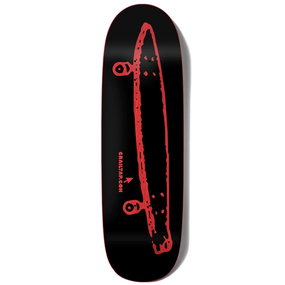 Crailtap Midnight Rainbow Skateboard Red Cruiser Love Seat Deck | 9" - The Vines Supply Co