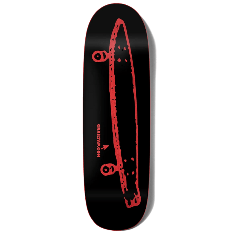 Crailtap Midnight Rainbow Skateboard Red Cruiser Love Seat Deck | 9" - The Vines Supply Co