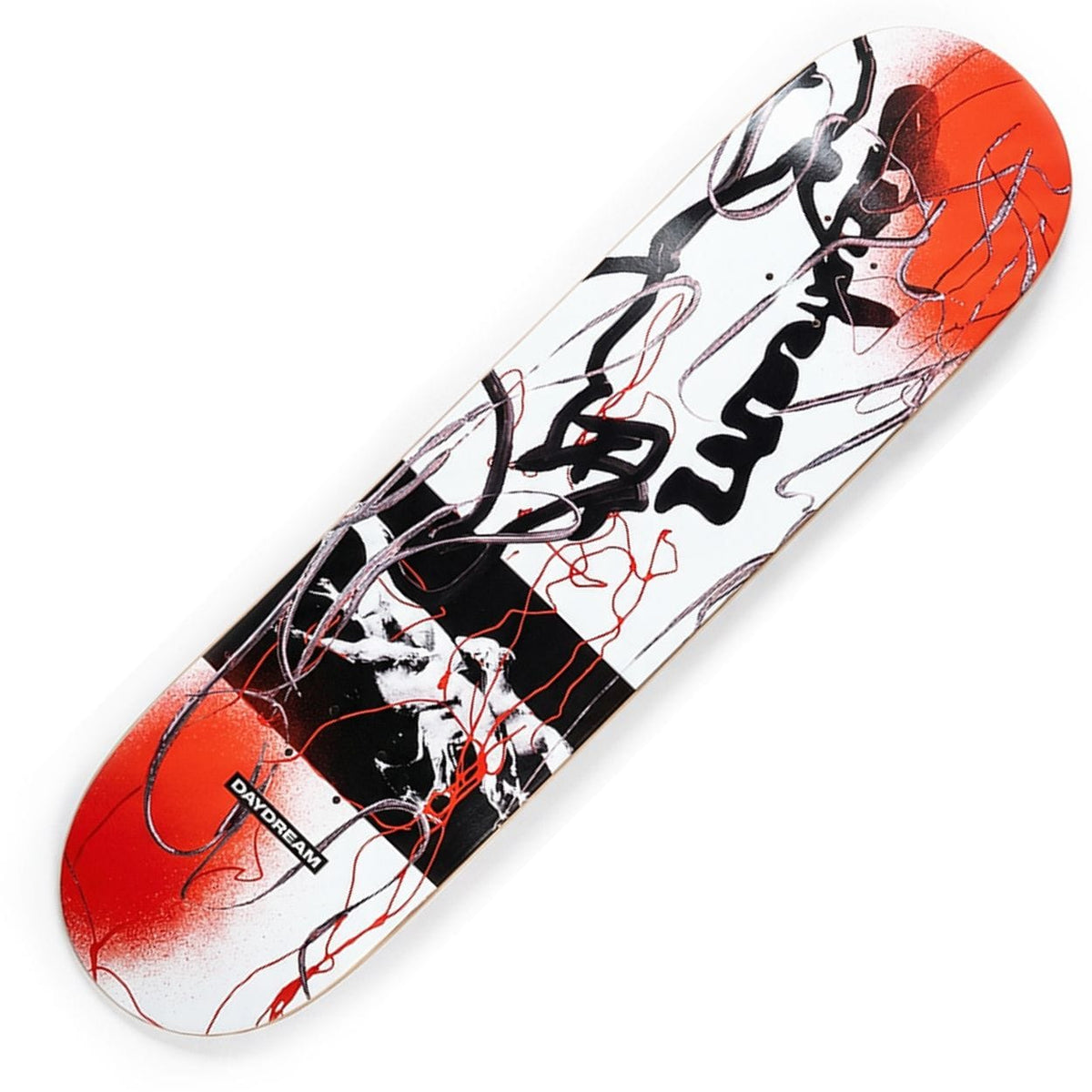 Daydream Hound skateboard deck in 8.25-inch width, featuring a colorful hound design by Daydream Skate.