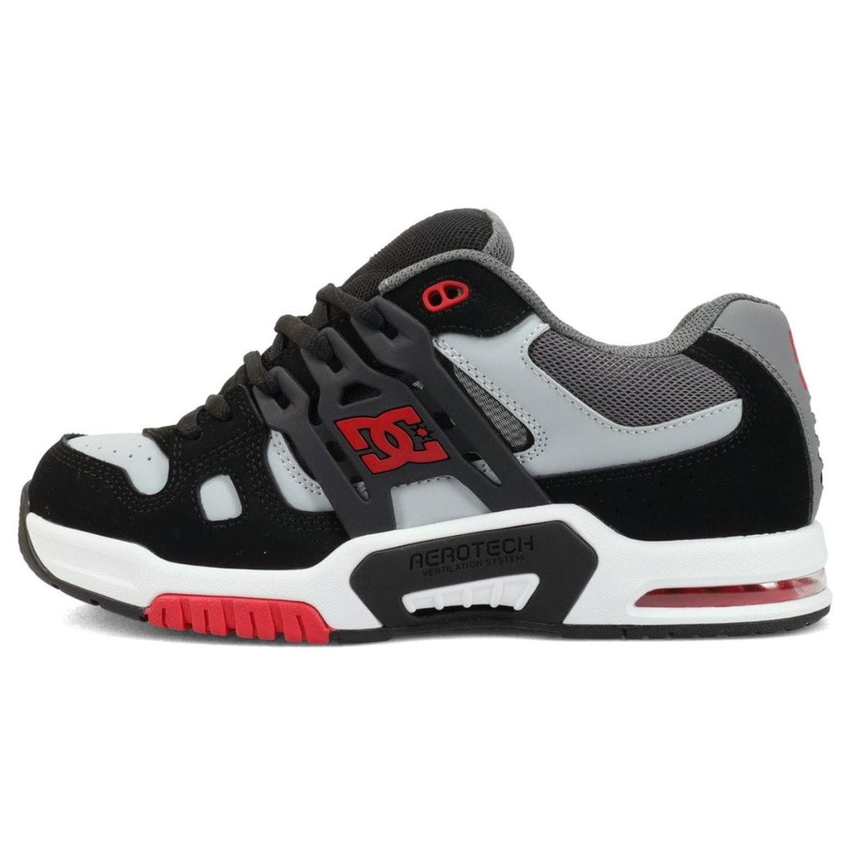 DC AT-2 Skate Shoes | Black, Grey & Red