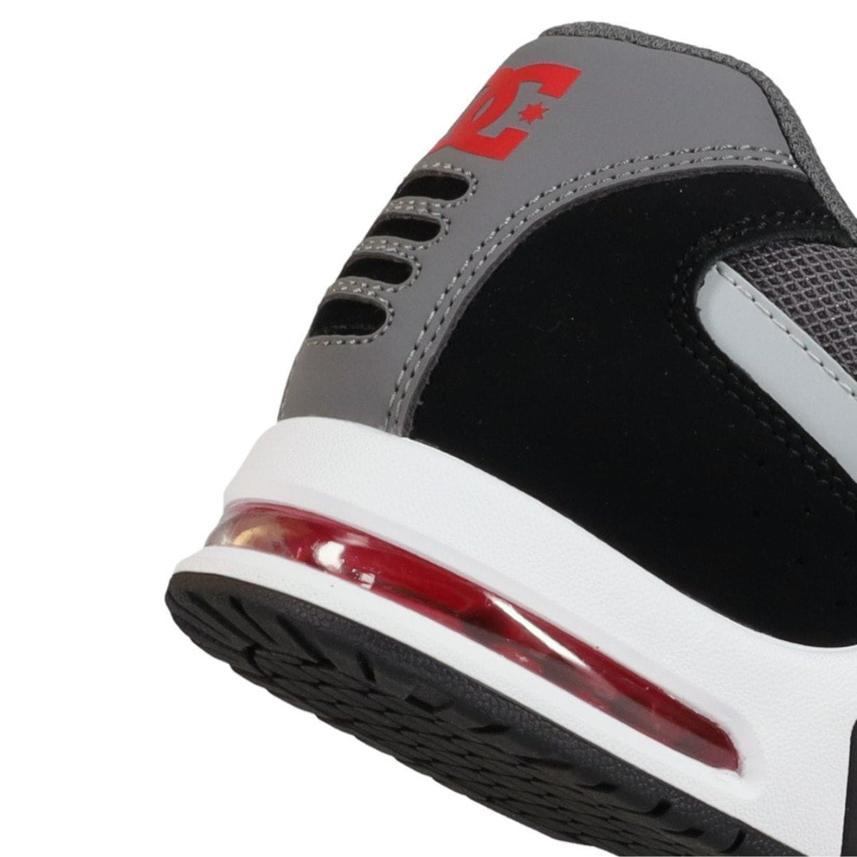 DC AT-2 Skate Shoes | Black, Grey & Red