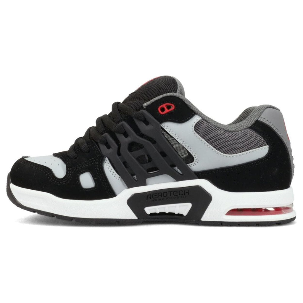 DC AT-2 Skate Shoes | Black, Grey & Red