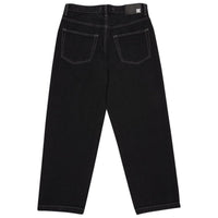Black DC Baggy Denim Jeans featuring a relaxed fit and classic five-pocket design from DC Shoes.