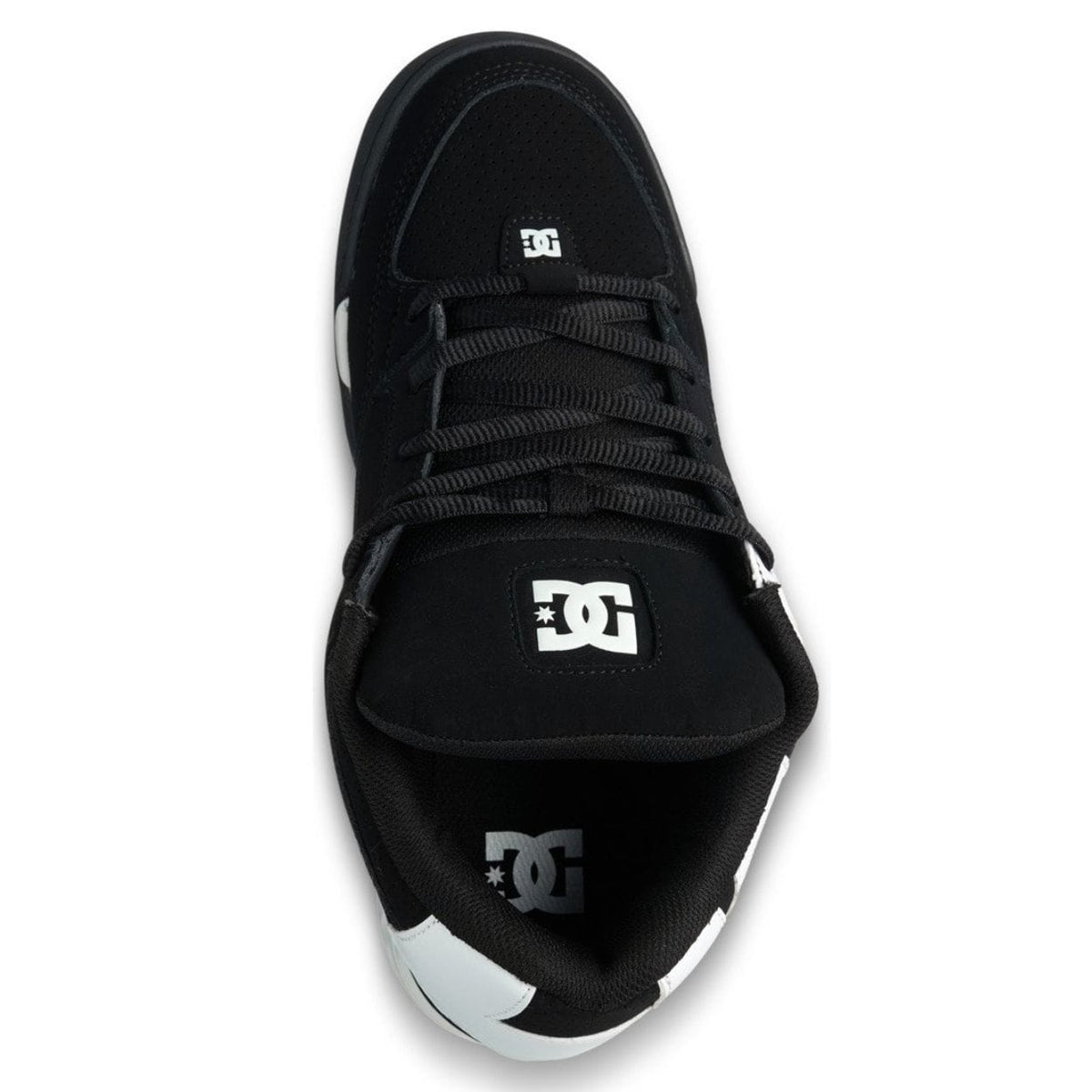 DC Shoes Command skate shoes in black and white with stylish design, durable construction, and skate-ready features.