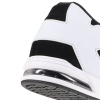 DC Shoes Command skate shoes in black and white with classic skate style and durable design, perfect for casual and skateboarding wear.