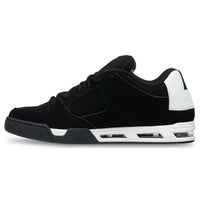 DC Shoes Command skate shoes in black and white with classic design, durable skate-inspired sneakers for everyday wear