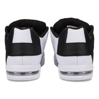 DC Shoes Command skate shoes in white and black with a low-top design and skate-inspired style.