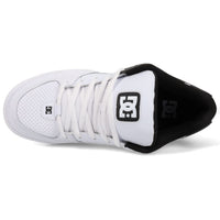 DC Shoes Command skate shoes in white and black with a low-top design and skateboarding-inspired style.