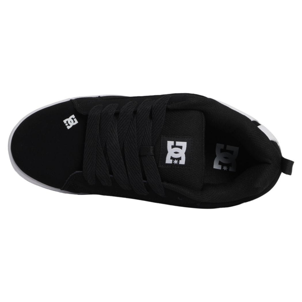 DC Court Graffik Skate Shoes | Black & White