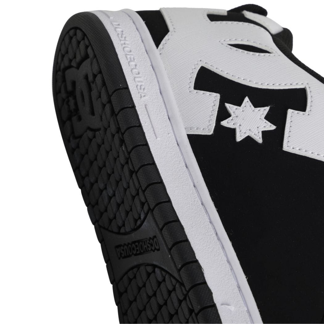 DC Court Graffik Skate Shoes | Black & White
