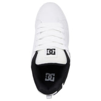 DC Court Graffik Skate Shoes | White & Black