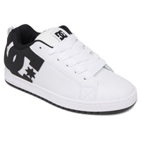 DC Court Graffik Skate Shoes | White & Black