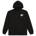 Black DC Shoes Fast Bubble Hoodie featuring a cozy hood and stylish bubble design, perfect for casual wear.