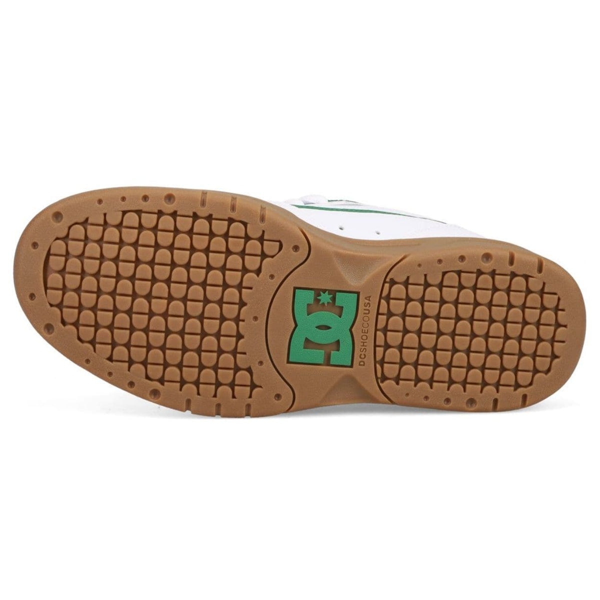 DC JS2 Skate Shoes | White, Green & Gum