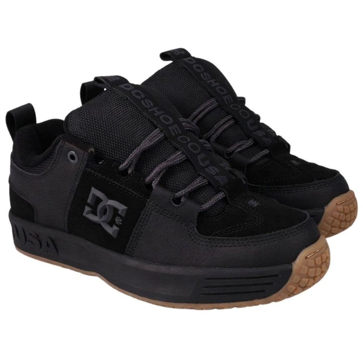 DC Lynx OG Skate Shoes | Black & Gum
