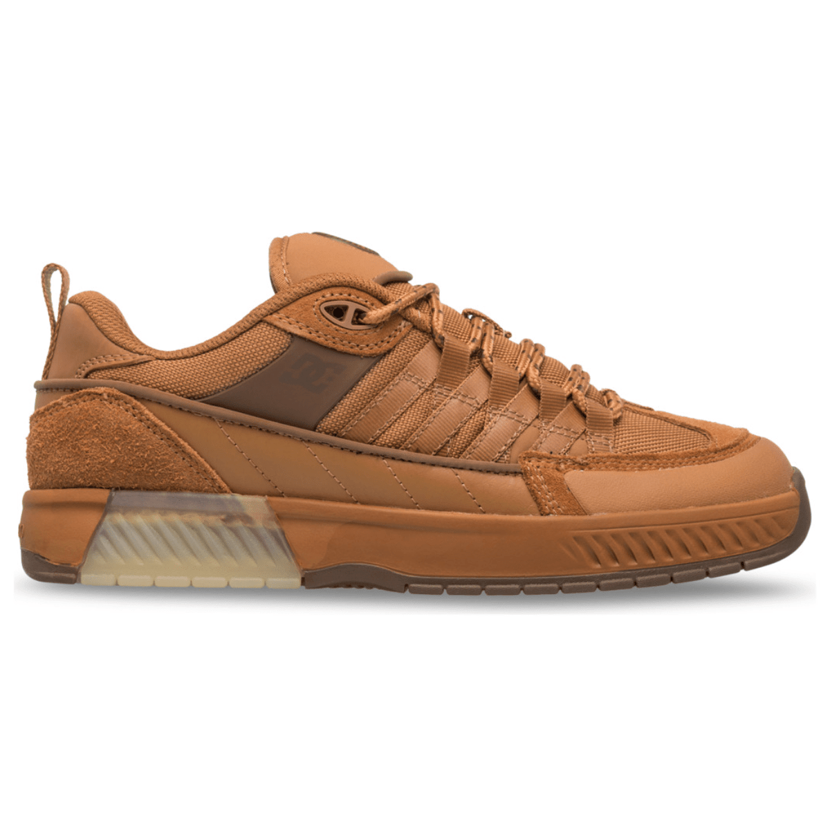 DC Lucien Skate Shoes | Brown & Tan - The Vines Supply Co