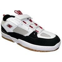 DC Shoes JS 1 Skate Shoes | White, Black & Red - The Vines Supply Co